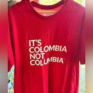 It’s Colombia Not Columbia T Shirt Unisex Size Large